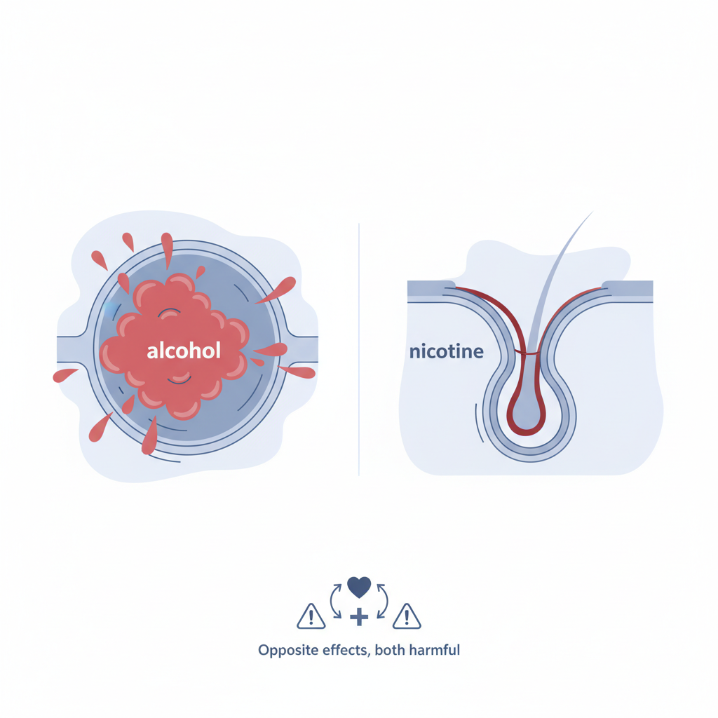 흡연 영향 인포그래픽