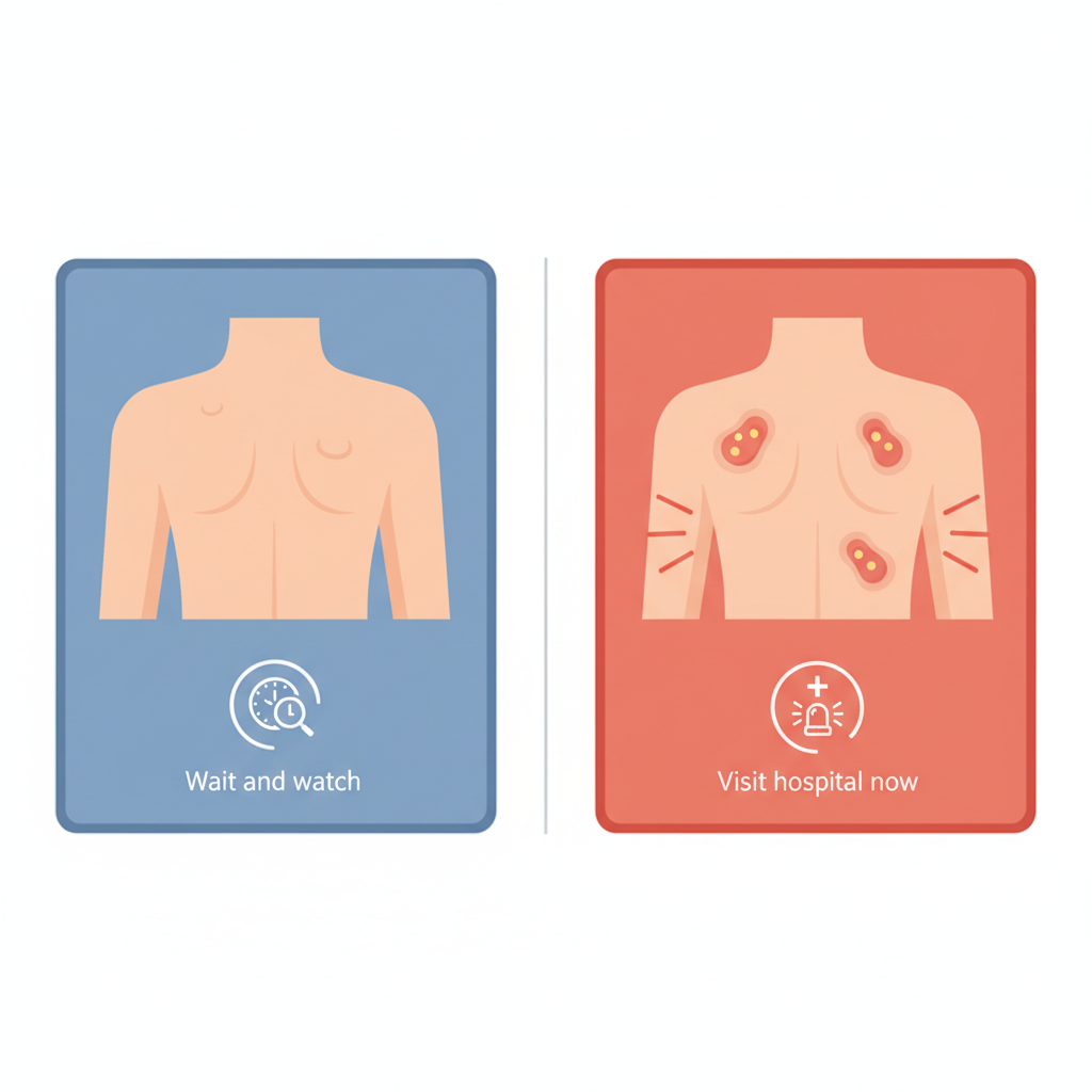 자연치유 vs 병원 방문 기준