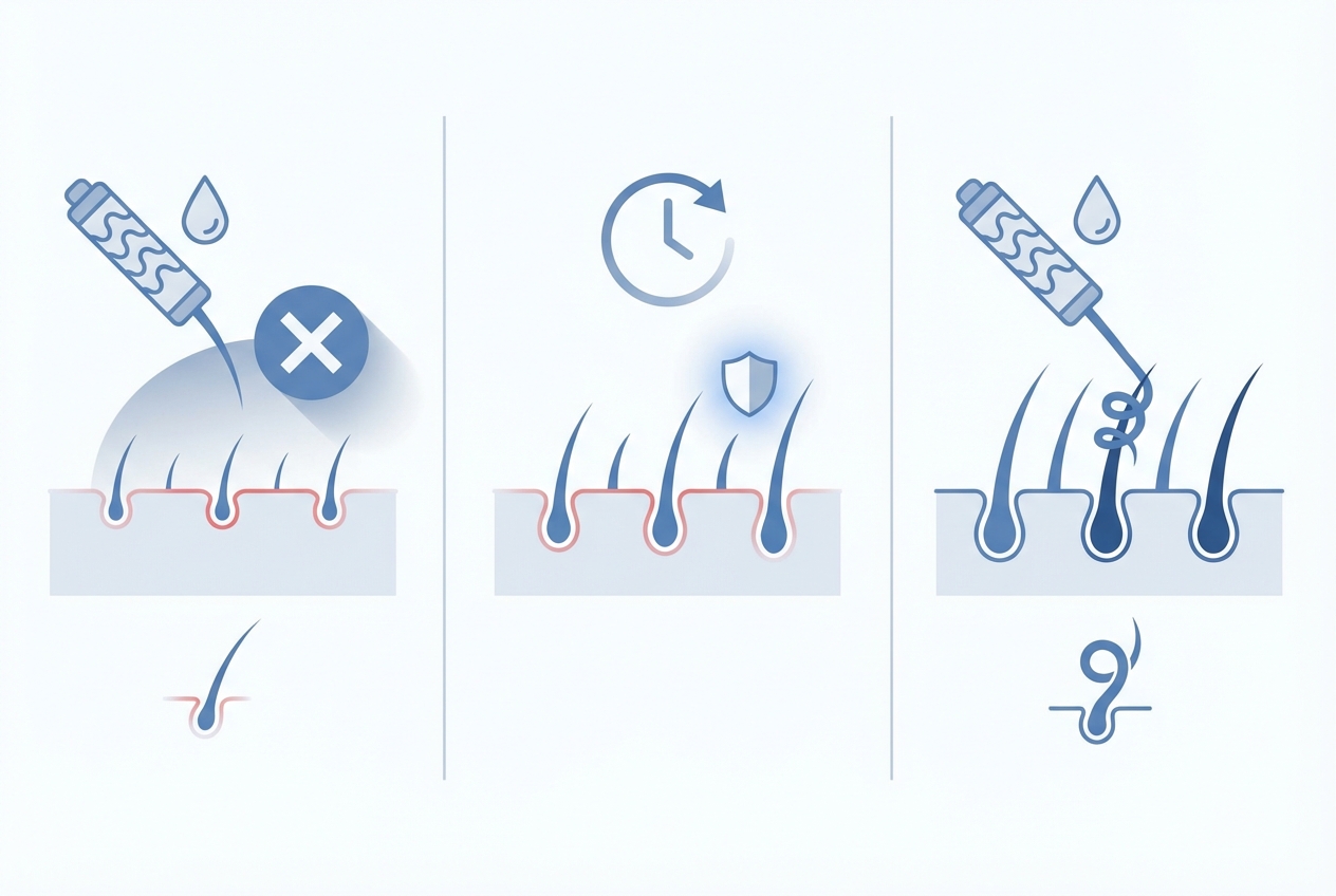 모발이식 후 파마를 기다려야 하는 이유 인포그래픽
