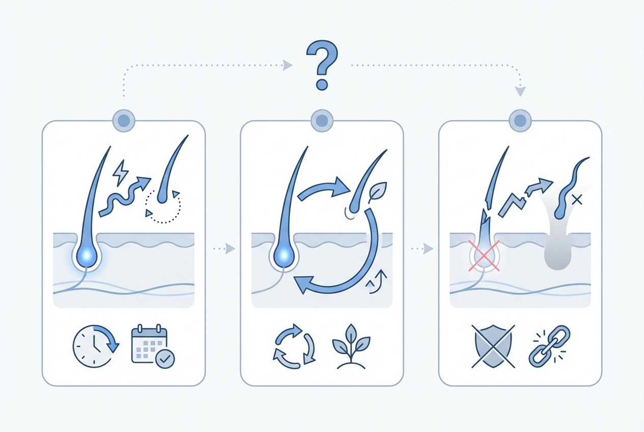 모발이식 후 머리 빠지는 원인 3가지 인포그래픽