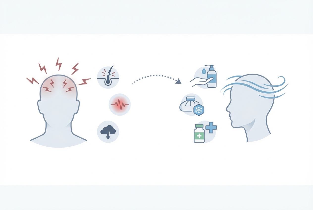 모발이식 심각한 부작용과 대처법 인포그래픽