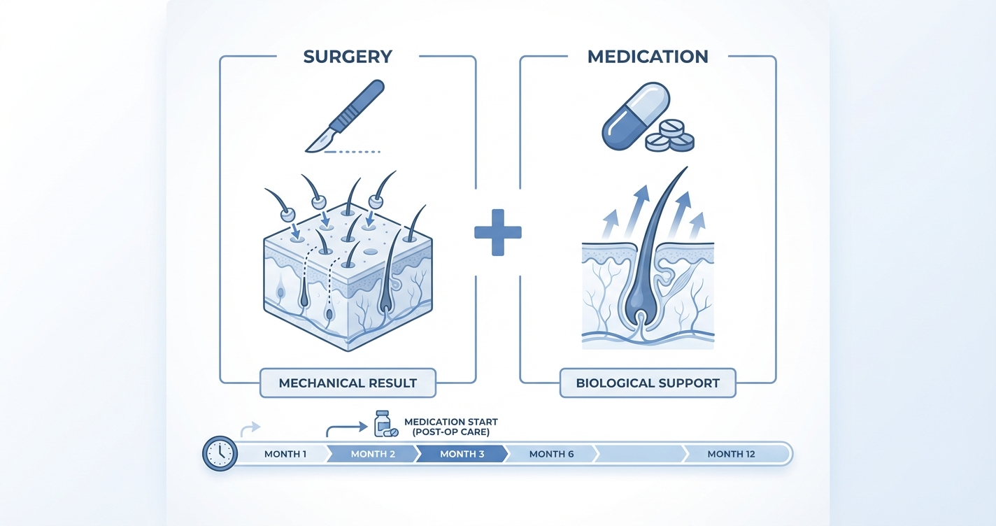 모발이식 후 탈모약, 미녹시딜은 언제부터? 약과 관리의 역할 구분