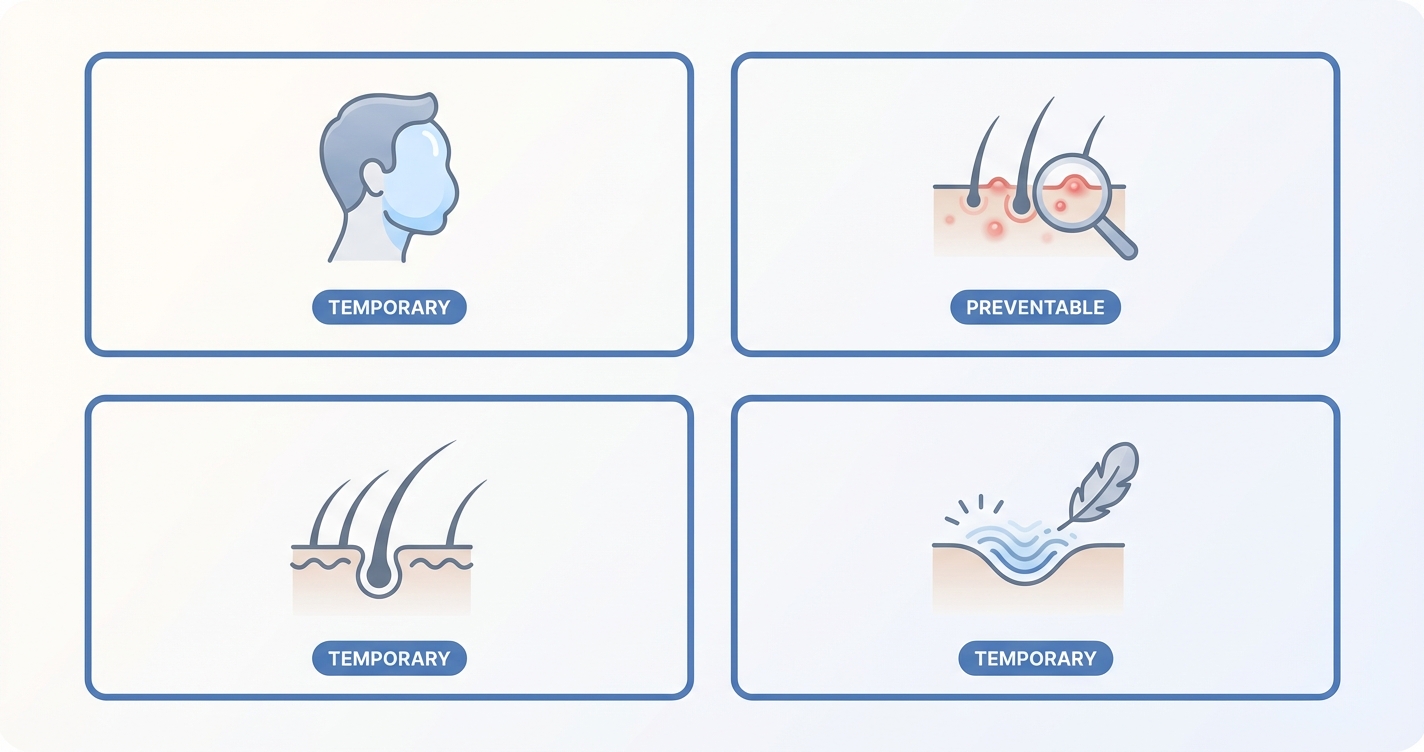 모발이식 부작용 총정리, 대부분은 관리로 예방할 수 있습니다