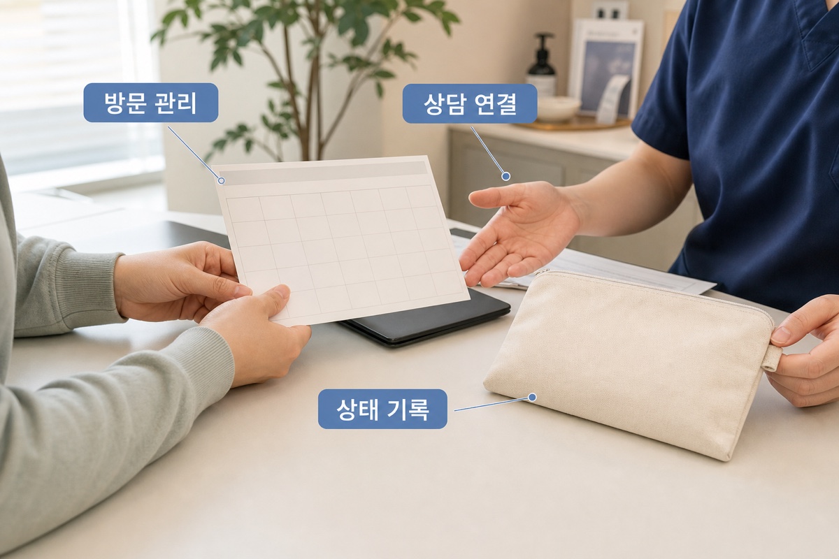 한국 터키 모발이식 사후관리 차이점 인포그래픽