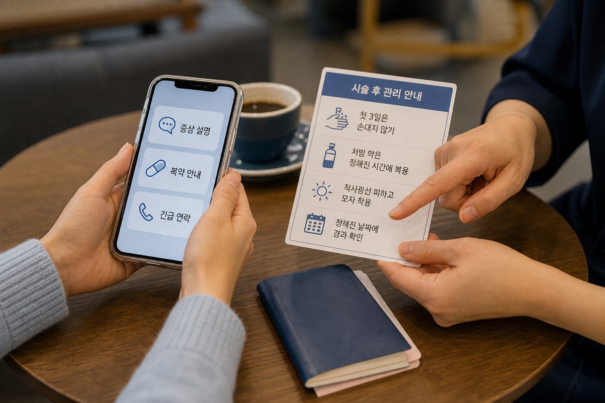 터키 모발이식 의사소통 문제점 인포그래픽
